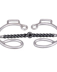 Twisted Snaffle Gag Bit For Horses Durable Stainless Steel Mouthpiece For Training