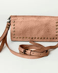 Never Mind Nmbg103B Wallet Vintage Handmade Genuine Cowhide Leather Women Bag Western Handbag Purse