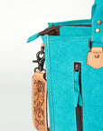 American Darling Briefcase Hand Tooled Saddle Blanket Genuine Leather women bag western handbag purse