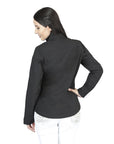 Womens Zipper Jacket in Black