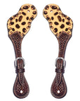 Durable Handcrafted PremiumLeather Spur Straps For Women Western Riding Show Rodeo