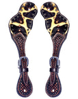 Durable Handcrafted PremiumLeather Spur Straps For Women Western Riding Show Rodeo