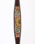 Bar H Equine Bonnie Blossom Sunflower Leather One Ear Headstall