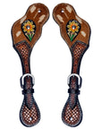 Durable Handcrafted PremiumLeather Spur Straps For Women Western Riding Show Rodeo