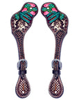 Durable Handcrafted PremiumLeather Spur Straps For Women Western Riding Show Rodeo