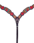 Western leather Breast Collar