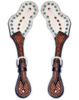 Durable Handcrafted PremiumLeather Spur Straps For Women Western Riding Show Rodeo