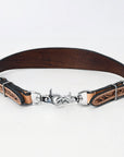 Bar H Equine Genuine Western American Leather Horse Premium Headstall & Breast Collar Set