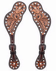 Durable Handcrafted PremiumLeather Spur Straps For Women Western Riding Show Rodeo