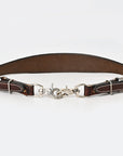Bar H Equine Genuine Western American Leather Horse Premium Headstall & Breast Collar Set