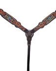 Western leather Breast Collar