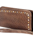 Never Mind Nmbgz110B Wallet Vintage Handmade Genuine Cowhide Leather Women Bag Western Handbag Purse