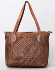 Never Mind Nmbgm103A Tote Vintage Handmade Genuine Cowhide Leather Women Bag Western Handbag Purse