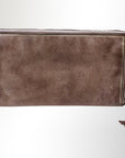 Never Mind Nmbgm106D Wallet Vintage Handmade Genuine Cowhide Leather Women Bag Western Handbag Purse
