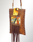 American Darling Large Crossbody Full Grain Genuine Leather Western Women Bag Handbag Purse | for Cute