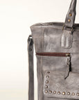 Never Mind Nmbg116B Tote Vintage Handmade Genuine Cowhide Leather Women Bag Western Handbag Purse