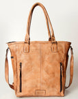 Never Mind Nmbg116C Tote Vintage Handmade Genuine Cowhide Leather Women Bag Western Handbag Purse