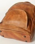 Never Mind Nmbg119A Backpack Vintage Handmade Genuine Cowhide Leather Women Bag Western Handbag Purse