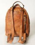 Never Mind Nmbg119A Backpack Vintage Handmade Genuine Cowhide Leather Women Bag Western Handbag Purse