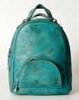 Never Mind Nmbg119B Backpack Vintage Handmade Genuine Cowhide Leather Women Bag Western Handbag Purse