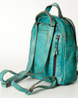 Never Mind Nmbg119B Backpack Vintage Handmade Genuine Cowhide Leather Women Bag Western Handbag Purse
