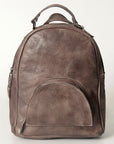 Never Mind Nmbg119H Backpack Vintage Handmade Genuine Cowhide Leather Women Bag Western Handbag Purse