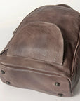Never Mind Nmbg119H Backpack Vintage Handmade Genuine Cowhide Leather Women Bag Western Handbag Purse