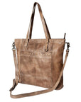 Never Mind Nmbg120B Tote Vintage Handmade Genuine Cowhide Leather Women Bag Western Handbag Purse