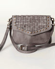 Never Mind Nmbg113C Cross Body I Vintage Handmade Genuine Cowhide Leather Women Bag Western Handbag Purse