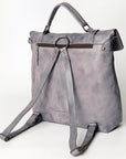 Never Mind Nmbg109B Backpack Vintage Handmade Genuine Cowhide Leather Women Bag Western Handbag Purse