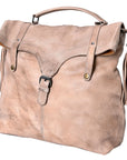 Never Mind Nmbg109C Backpack Vintage Handmade Genuine Cowhide Leather Women Bag Western Handbag Purse