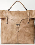 Never Mind Nmbg109D Backpack Vintage Handmade Genuine Cowhide Leather Women Bag Western Handbag Purse