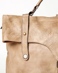 Never Mind Nmbg109D Backpack Vintage Handmade Genuine Cowhide Leather Women Bag Western Handbag Purse