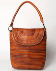 Never Mind Nmbgm105F Tote Vintage Handmade Genuine Cowhide Leather Women Bag Western Handbag Purse