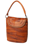 Never Mind Nmbgm105F Tote Vintage Handmade Genuine Cowhide Leather Women Bag Western Handbag Purse