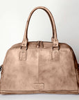 Never Mind Nmbg126D Tote Vintage Handmade Genuine Cowhide Leather Women Bag Western Handbag Purse