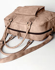 Never Mind Nmbg126D Tote Vintage Handmade Genuine Cowhide Leather Women Bag Western Handbag Purse