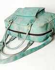 Never Mind Nmbg126B Tote Vintage Handmade Genuine Cowhide Leather Women Bag Western Handbag Purse