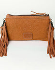 Small Crossbody Bag In Premium-Grain Embossed Leather For Women With Western Flair