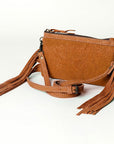 Small Crossbody Bag In Premium-Grain Embossed Leather For Women With Western Flair