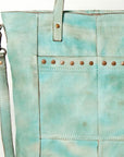Never Mind Nmbg127A Tote Vintage Handmade Genuine Cowhide Leather Women Bag Western Handbag Purse