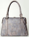 Never Mind Nmbg128B Tote Vintage Handmade Genuine Cowhide Leather Women Bag Western Handbag Purse