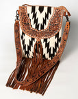 American Darling CROSS BODY I Hand Tooled Hair-on Genuine Leather women bag western handbag purse
