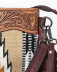 American Darling Cross Body Hand Tooled Saddle Blanket Genuine Leather Women Bag Western Handbag Purse
