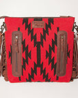 American Darling Signature Crossbody Hand Tooled Saddle Blanket Genuine Leather Women Bag Western Handbag Purse