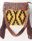 American Darling Signature Crossbody Hand Tooled Saddle Blanket Genuine Leather Women Bag Western Handbag Purse