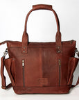 American Darling TOTE Upcycled Wool Genuine Leather women bag western handbag purse