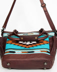 American Darling TOTE Upcycled Wool Genuine Leather women bag western handbag purse