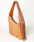 American Darling ADBGA242 Hobo Hand Tooled Hair-On Genuine Leather Women Bag Western Handbag Purse