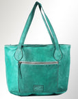 Never Mind Nmbgm103C Tote Vintage Handmade Genuine Cowhide Leather Women Bag Western Handbag Purse